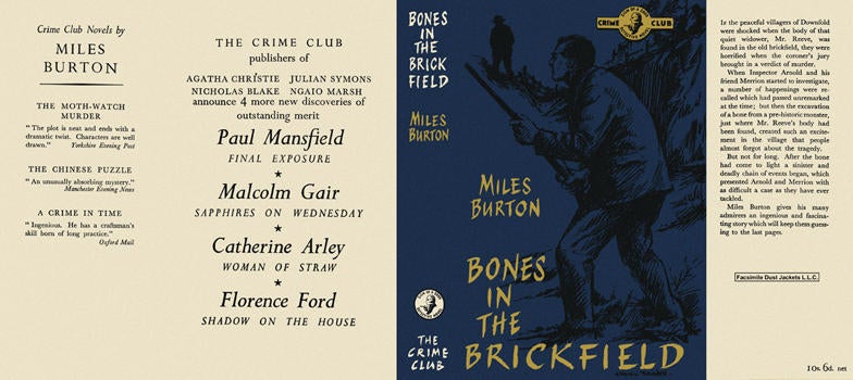 Item #440 Bones in the Brickfield. Miles Burton