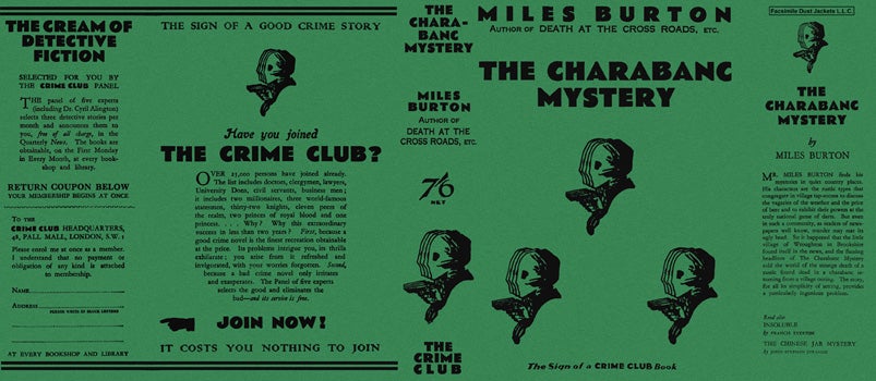 Item #441 Charabanc Mystery, The. Miles Burton