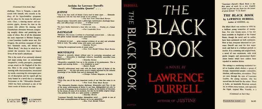 Item #4414 Black Book, The. Lawrence Durrell