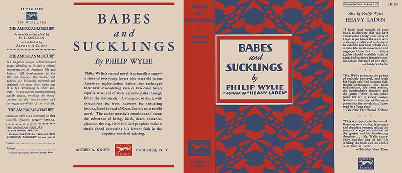 Item #44246 Babes and Sucklings. Philip Wylie