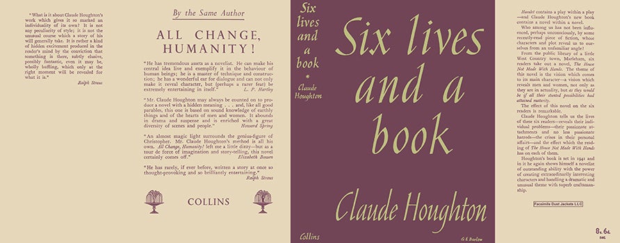 Item #44266 Six Lives and a Book. Claude Houghton.