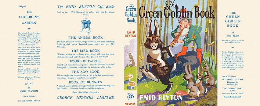Item #44389 Green Goblin Book, The. Enid Blyton, Gordon Robinson