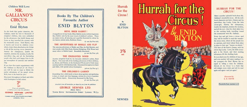 Item #44390 Hurrah for the Circus! Enid Blyton, E. H. Davie