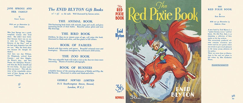 Item #44393 Red Pixie Book, The. Enid Blyton, Kathleen Nixon