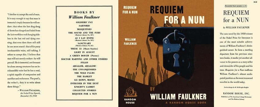 Item #4446 Requiem for a Nun. William Faulkner.