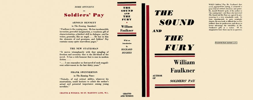 Item #4452 Sound and the Fury, The. William Faulkner