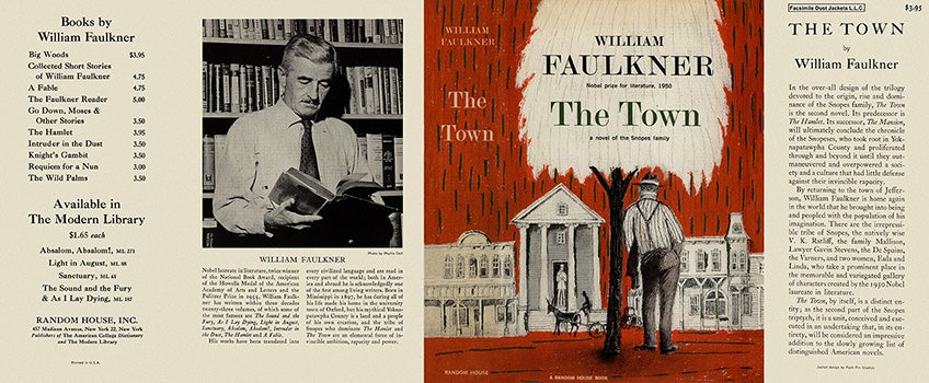 Item #4456 Town, The. William Faulkner