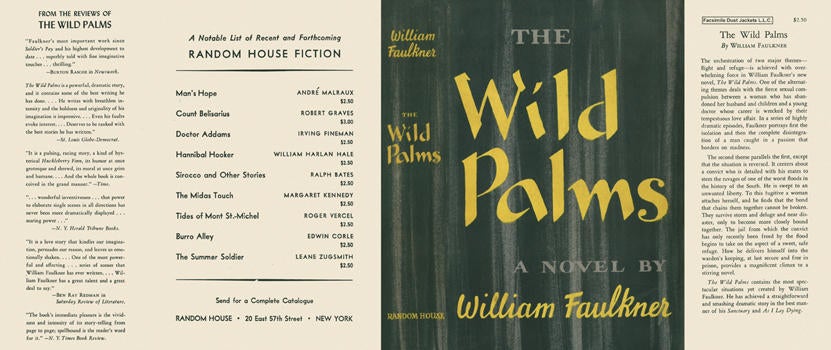 Item #4458 Wild Palms, The. William Faulkner.