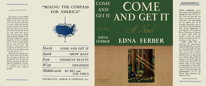 Item #4460 Come and Get It. Edna Ferber.