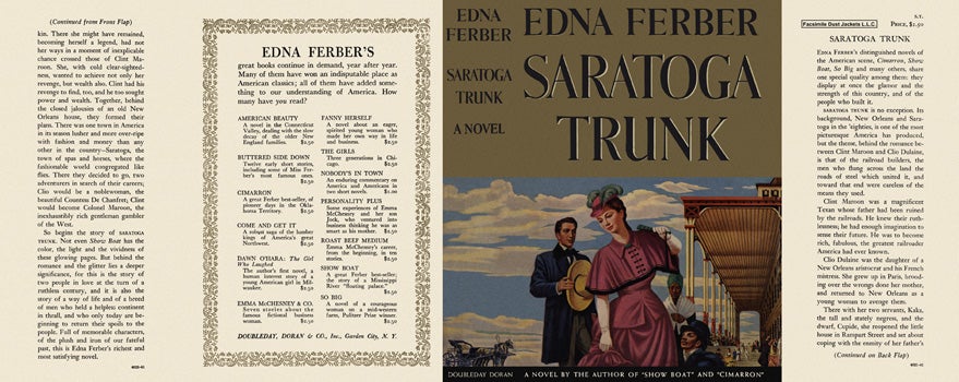 Item #4462 Saratoga Trunk. Edna Ferber