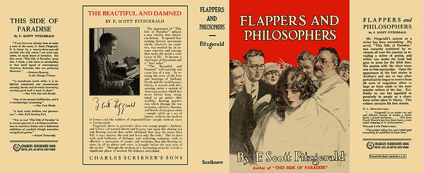 Item #4475 Flappers and Philosophers. F. Scott Fitzgerald