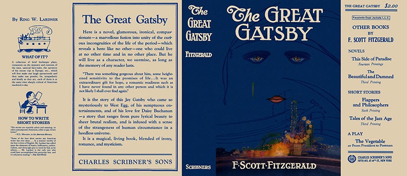 Item #4476 Great Gatsby, The. F. Scott Fitzgerald