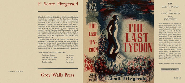 Item #4479 Last Tycoon, The. F. Scott Fitzgerald