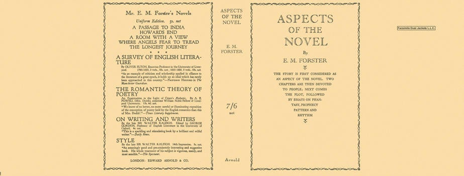 Item #4500 Aspects of the Novel. E. M. Forster