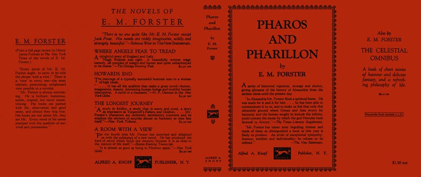 Item #4502 Pharos and Pharillon. E. M. Forster.