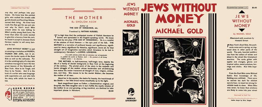 Item #4511 Jews Without Money. Michael Gold, Howard Simon
