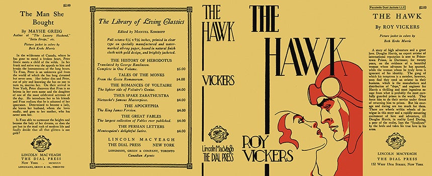 Item #45125 Hawk, The. Roy Vickers