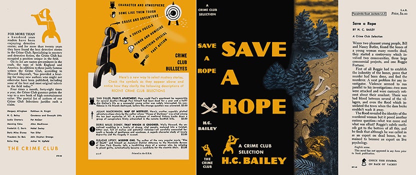 Item #45136 Save a Rope. H. C. Bailey.