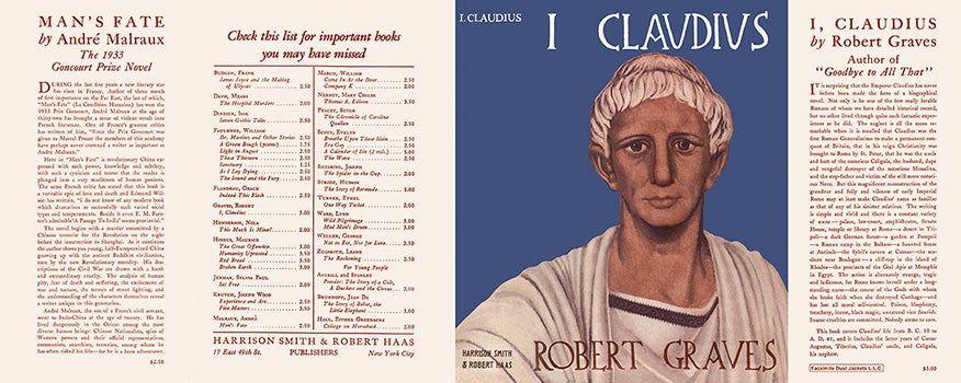 Item #4518 I, Claudius. Robert Graves