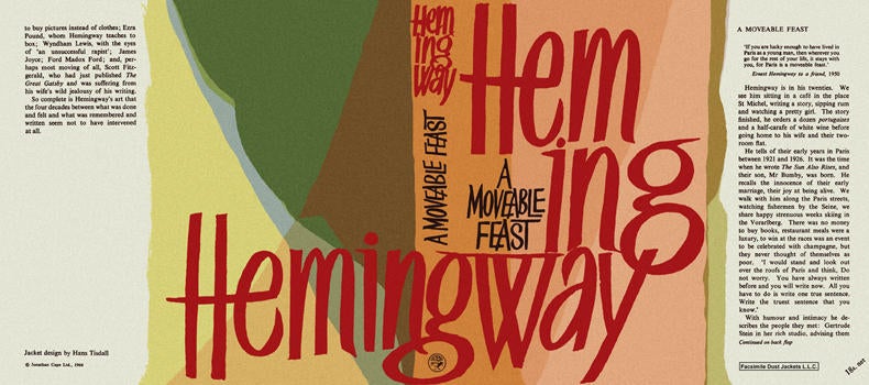 Item #4543 Moveable Feast, A. Ernest Hemingway.