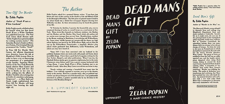Item #45493 Dead Man's Gift. Zelda Popkin.