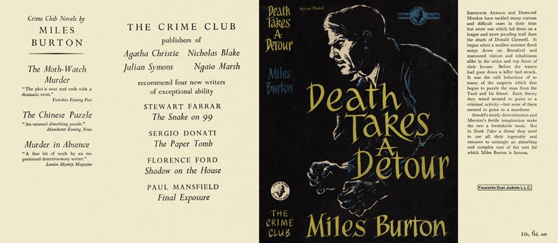 Item #456 Death Takes a Detour. Miles Burton