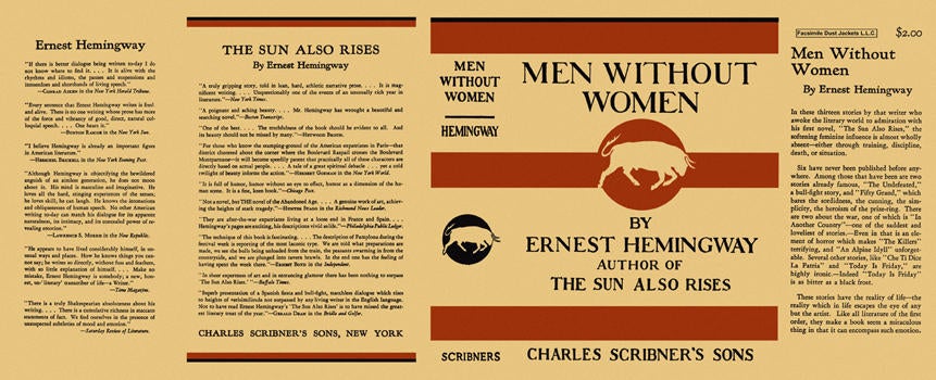 Item #4560 Men Without Women. Ernest Hemingway.
