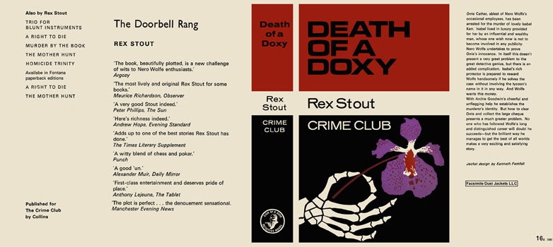 Item #45604 Death of a Doxy. Rex Stout
