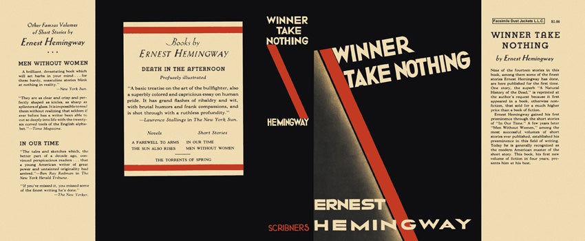 Item #4570 Winner Take Nothing. Ernest Hemingway