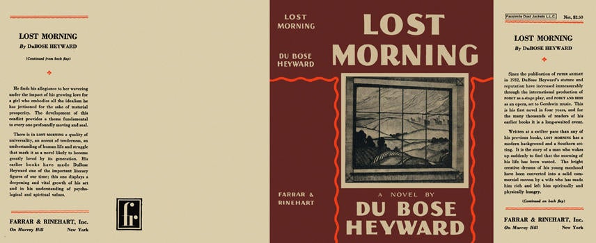 Item #4574 Lost Morning. DuBose Heyward.