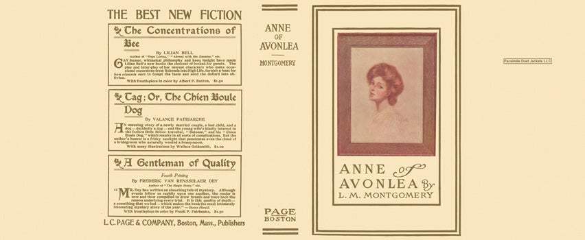 Item #45822 Anne of Avonlea. L. M. Montgomery.