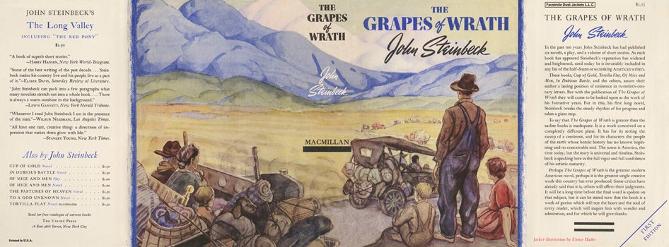Item #45826 Grapes of Wrath, The. John Steinbeck