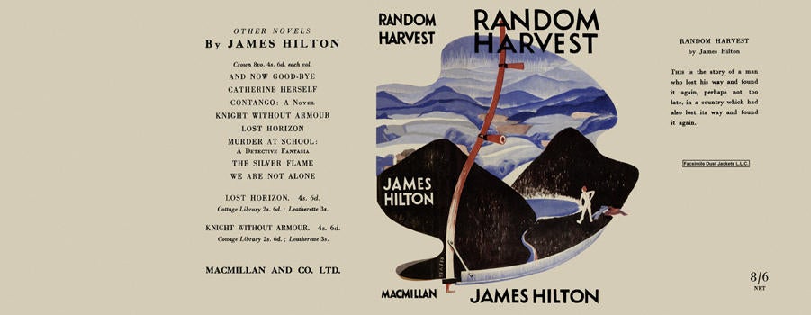 Item #4583 Random Harvest. James Hilton