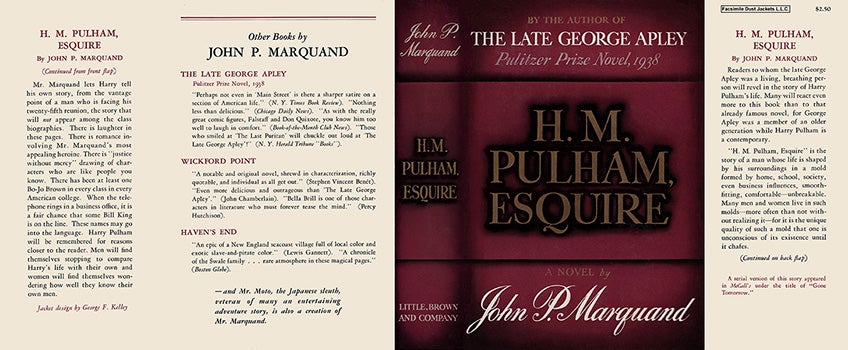 Item #45895 H. M. Pulham, Esquire. John P. Marquand.