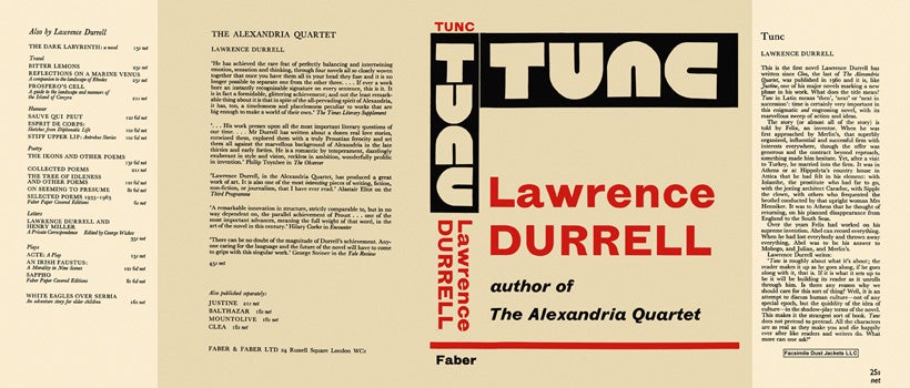 Item #45983 Tunc. Lawrence Durrell.