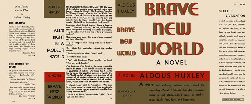 Item #4608 Brave New World. Aldous Huxley