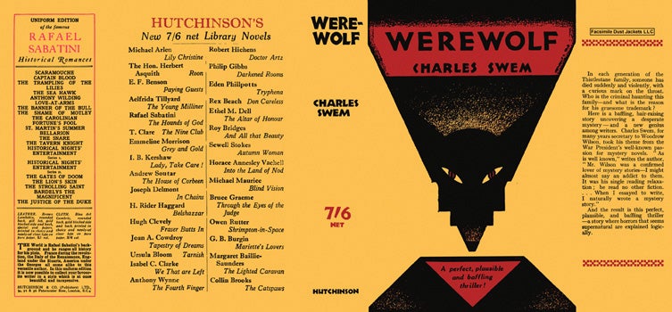 Item #46095 Werewolf. Charles Lee Swem
