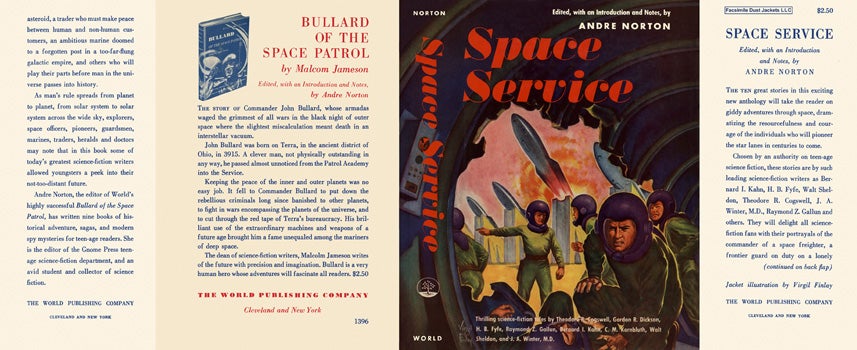 Item #46121 Space Service. Andre Norton, Anthology.