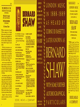 London Music in 1888-1889 as Heard by Corno Di Bassetto. George Bernard Shaw.