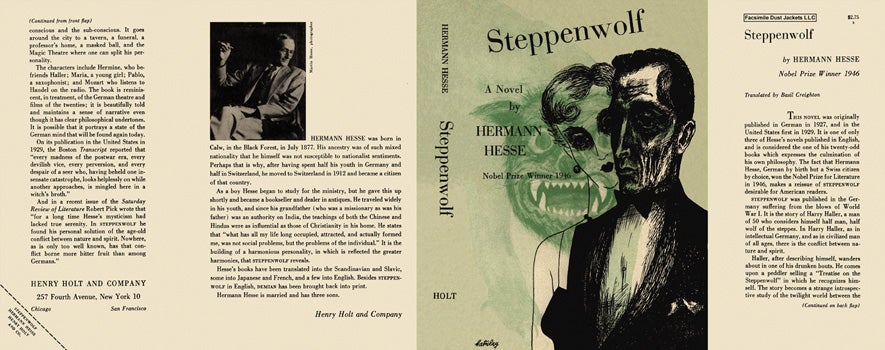 Item #46147 Steppenwolf. Hermann Hesse