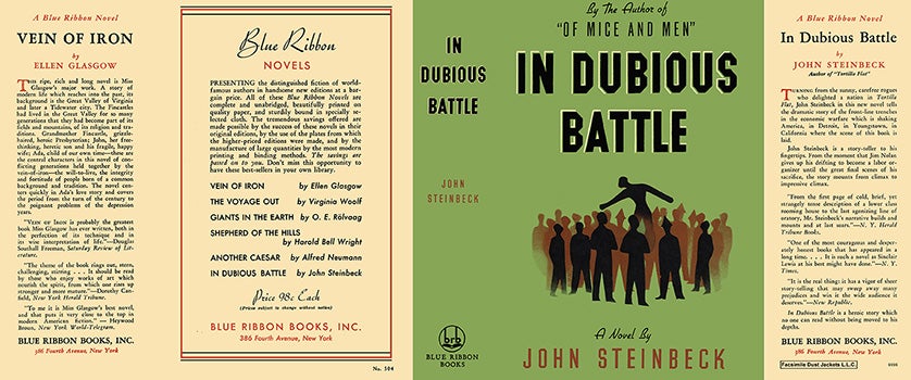 Item #46183 In Dubious Battle. John Steinbeck