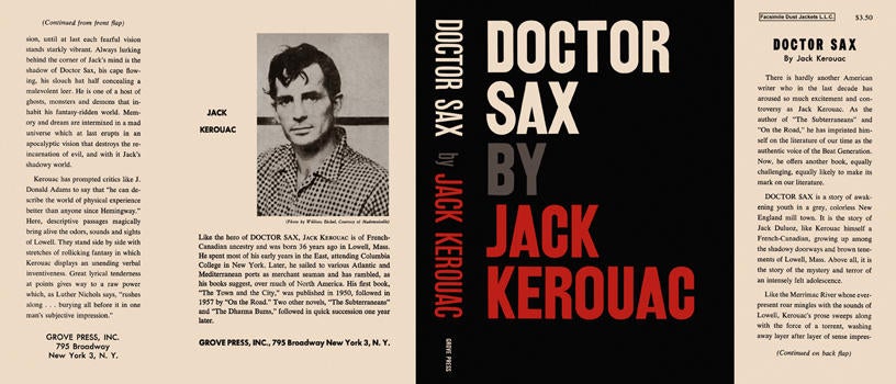 Item #4635 Doctor Sax. Jack Kerouac