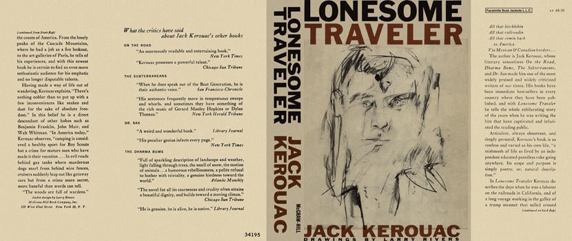 Item #4636 Lonesome Traveler. Jack Kerouac