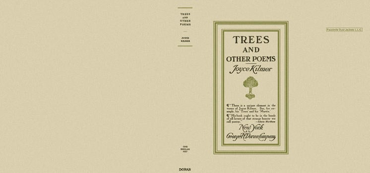 Item #4642 Trees and Other Poems. Joyce Kilmer