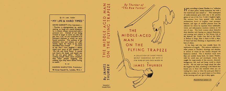 Item #46560 Middle-Aged Man on the Flying Trapeze, The. James Thurber.