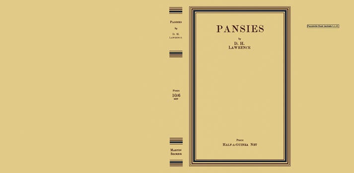 Item #4666 Pansies. D. H. Lawrence