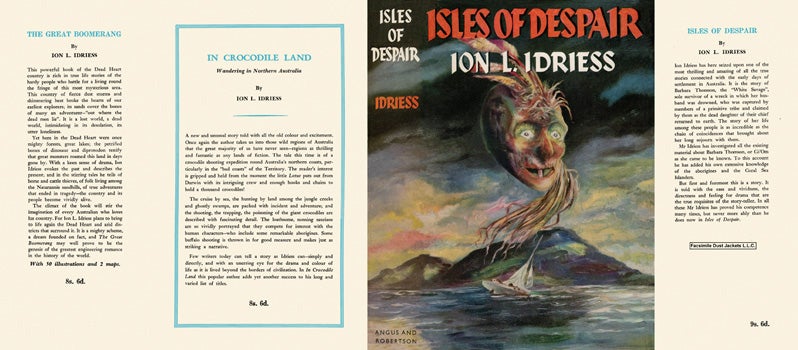 Item #46690 Isles of Despair. Ion L. Idriess.