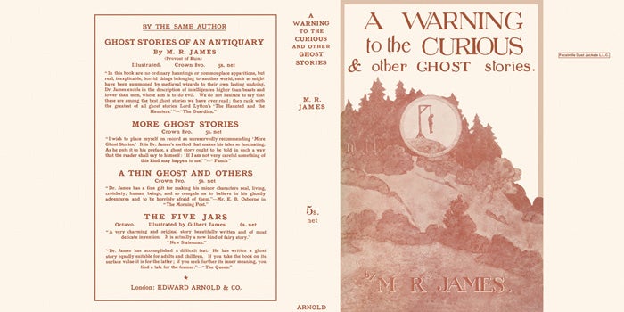 Item #46693 Warning to the Curious and Other Ghost Stories, A. M. R. James