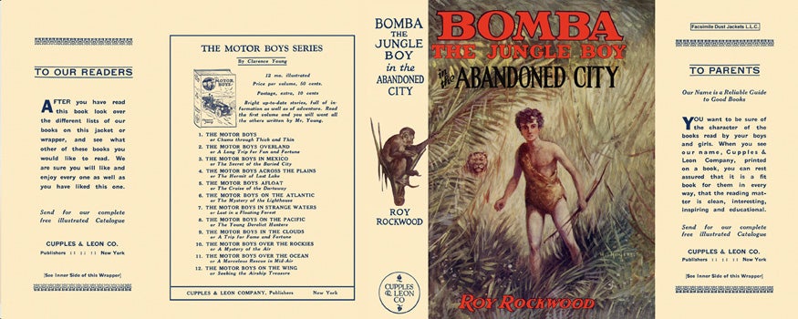 Item #46704 Bomba #05: Bomba the Jungle Boy in the Abandoned City. Roy Rockwood.