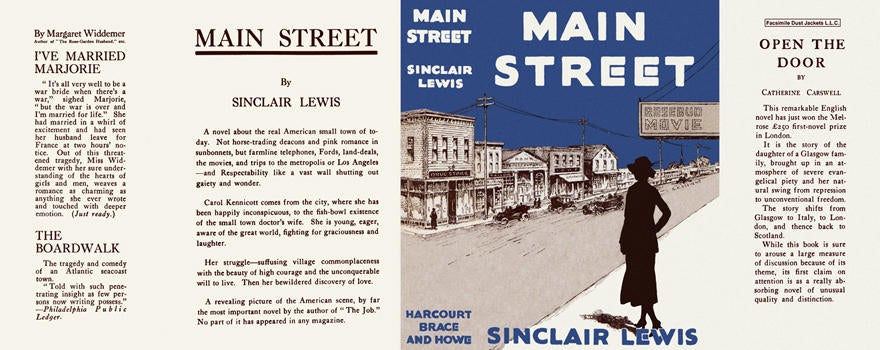 Item #4683 Main Street. Sinclair Lewis